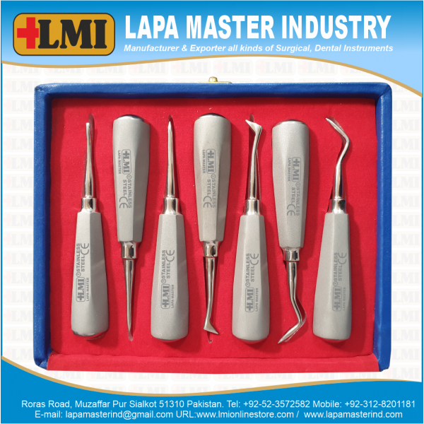 Root Elevator Set of 7 Pcs Premium Quality