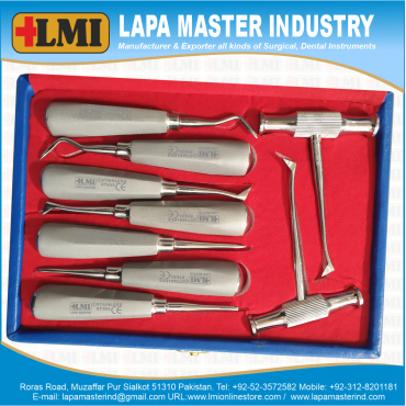 Root Elevator Set of 9 Pcs Premium Quality