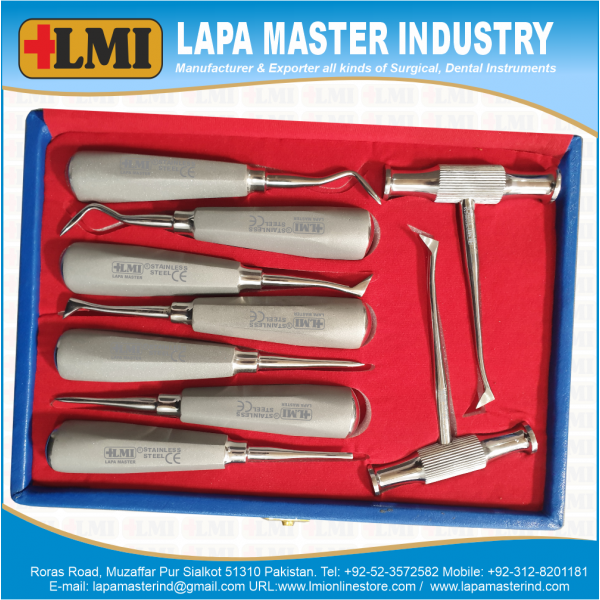 Root Elevator Set of 9 Pcs Premium Quality