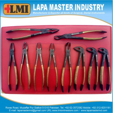 Extraction Forceps Gold, Black Premium Quality