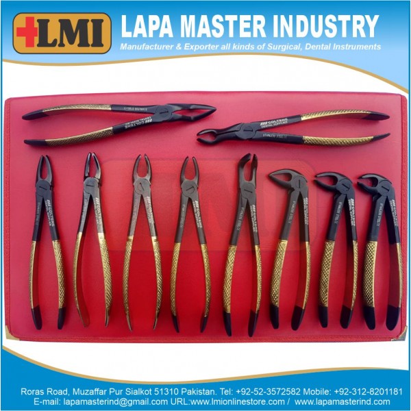 Extraction Forceps Gold, Black Premium Quality