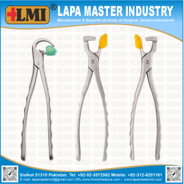 Physics Forceps, Essential Kit 3 Pcs, Premium Quality, Dental instruments,