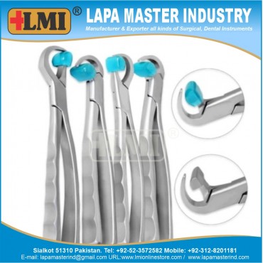 Physics Forceps, Set of 4 Pcs, Children, Premium Quality, Dental instruments,