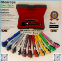Otoscope Fiber Optic Black