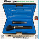 Otoscope Fiber Optic Black