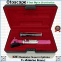 Otoscope Fiber Optic Pink