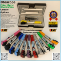 Otoscope Fiber Optic Black