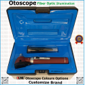 Otoscope Fiber Optic Maroon