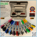 Otoscope Fiber Optic Maroon