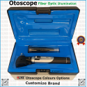 Otoscope Fiber Optic Black