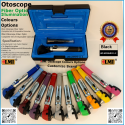 Otoscope Fiber Optic Black