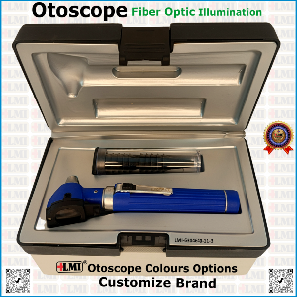 Otoscope Fiber Optic Blue