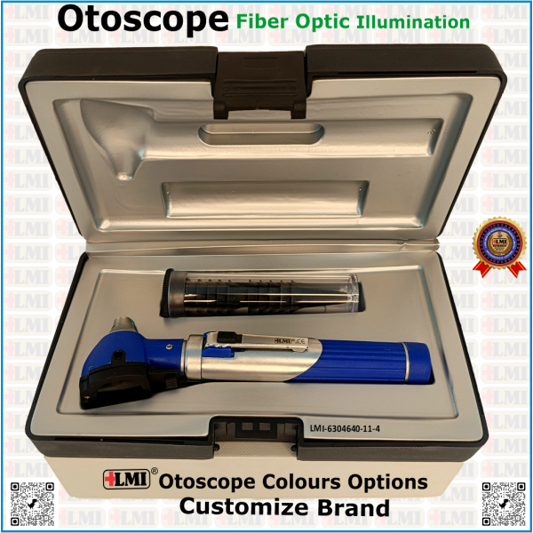 Otoscope Fiber Optic Blue