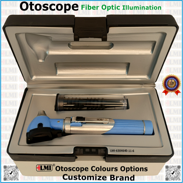 Otoscope Fiber Optic Light Blue
