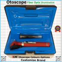Otoscope Fiber Optic Red