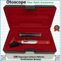 Otoscope Fiber Optic Red