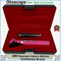Otoscope Fiber Optic Pink