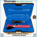 Otoscope Fiber Optic Pink