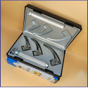 Laryngoscope Standard Macintosh Fiber Optic 3 Blade 0-1-2 Set Child Handle Reusable Blades Plastics Box Blister Packing Sliver Gary Colour into Lapa Boxboard Box Packed