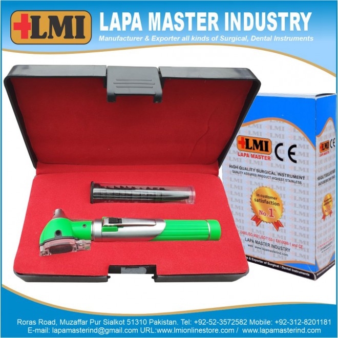 Otoscope Fiber Optic Green Otoscope Fiber Optic...