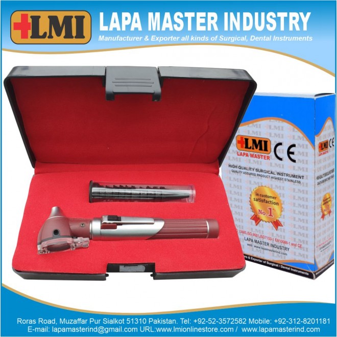 Otoscope Fiber Optic Maroon Otoscope Fiber Optic...