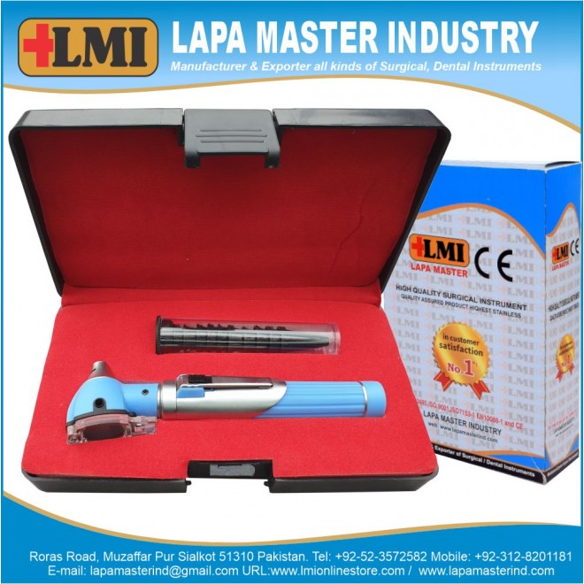 Otoscope Fiber Optic Light Blue Otoscope Fiber Optic...