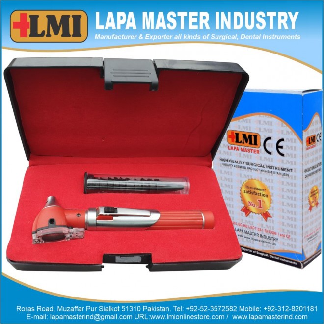 Otoscope Fiber Optic Red Otoscope Fiber Optic...